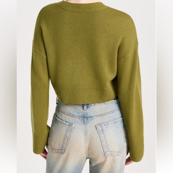 Reformation Paloma Cropped Crew Cashmere Sweater - Picture 4 of 10